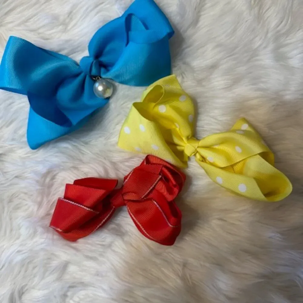 Bundle (3) of Boutique Bows    4B8059  Handmade NWT Boutique